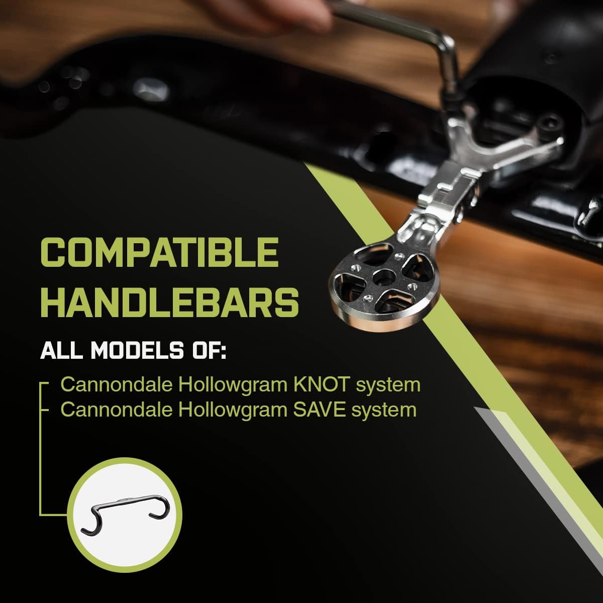 Underbar Mount for Cannondale Knot & Save Systems | Garmin - JRC Components