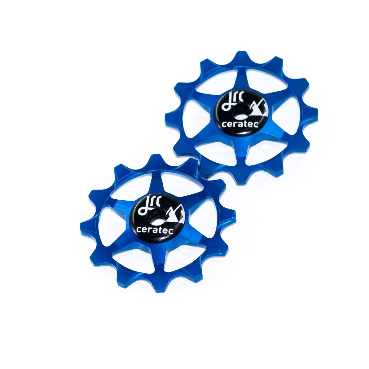 Blue, lightweight aluminium pulley wheel set for bicycles, 12 tooth, narrow/wide, for Sram 1x Mono Systems