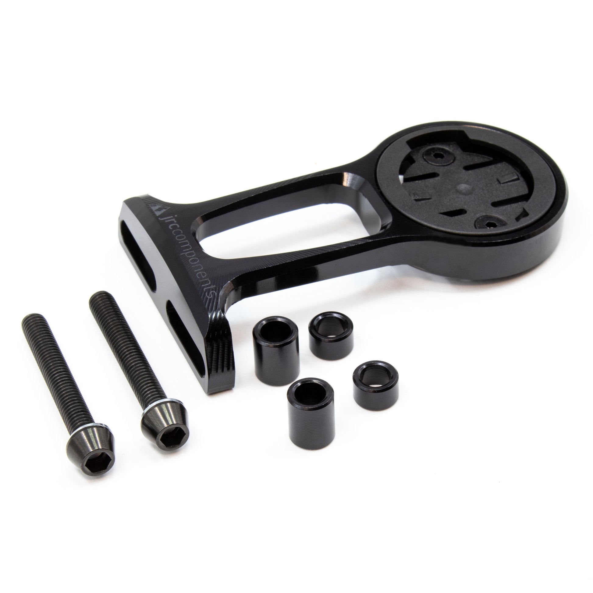 JRC Components Lightweight Bicycle Components Stealth And Premium Stem Out Front Mount With Titanium Bolts And Black Etching Washers And Spacers