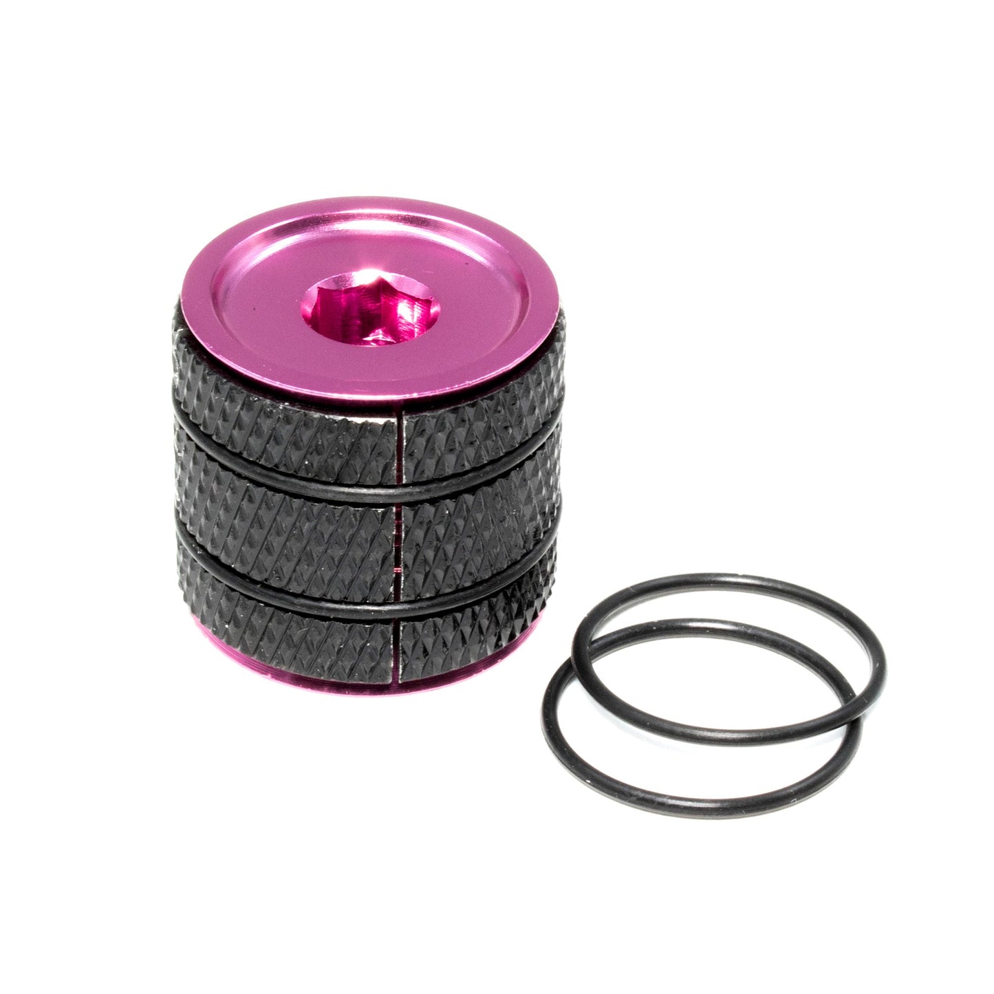 JRC Components Lightweight Bicycle Components Superlight Headset Expander Plug  In Pink